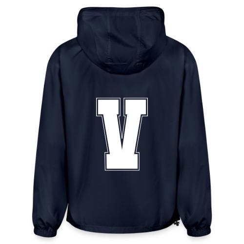 White Letter V – Varsity Alphabet Monogram - Champion Packable Jacket
