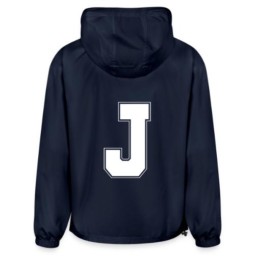 White Letter J – Varsity Alphabet Monogram - Champion Packable Jacket