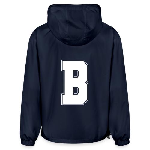 White Letter B – Varsity Alphabet Monogram - Champion Packable Jacket