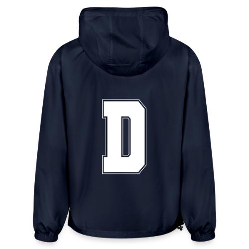 White Letter D – Varsity Alphabet Monogram - Champion Packable Jacket