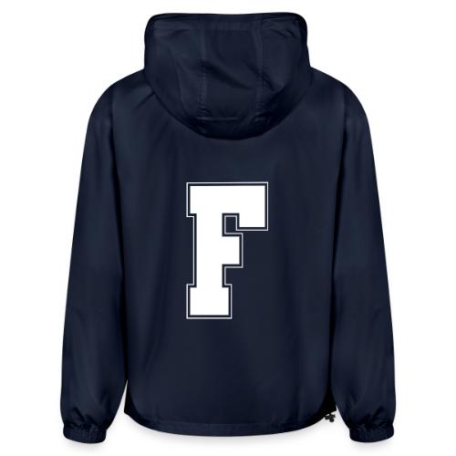 White Letter F – Varsity Alphabet Monogram - Champion Packable Jacket