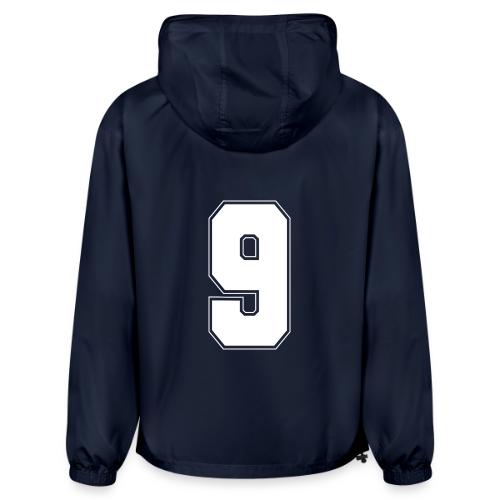 White Number 9 – Varsity Font - Champion Packable Jacket
