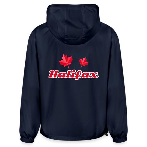 Halifax with two red maple leaves - Champion Packable Jacket