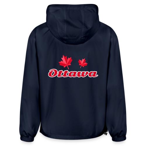 Ottawa with two red maple leaves - Champion Packable Jacket