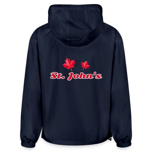 St. John's with two red maple leaves - Champion Packable Jacket