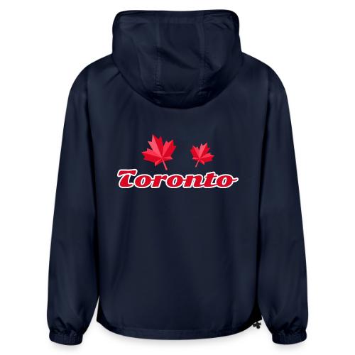 Toronto with two red maple leaves - Champion Packable Jacket