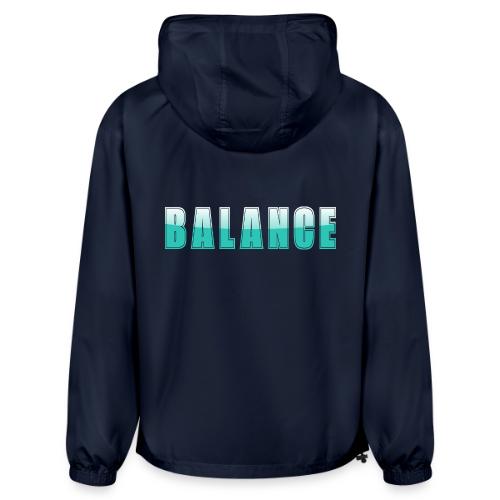 BALANCE Calm Teal Minimal Word Art Design - Champion Packable Jacket