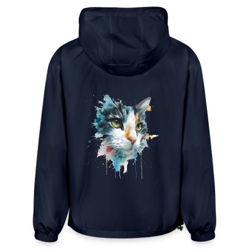 Watercolor cat face - Champion Packable Jacket