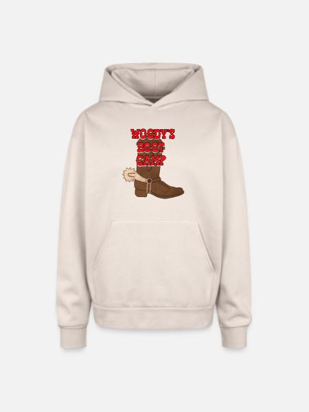 Boot Camp - Oversized Hooded Sweatshirt - Sand
