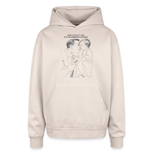 Dad Joke Blueprint T-Shirt - Oversized Hooded Sweatshirt