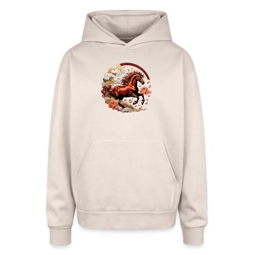 Year of the Horse T Shirt, Lunar New Year Gift - Oversized Hooded Sweatshirt