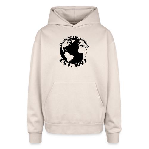 LS SWAP THE WORLD Est. 1997 - Oversized Hooded Sweatshirt