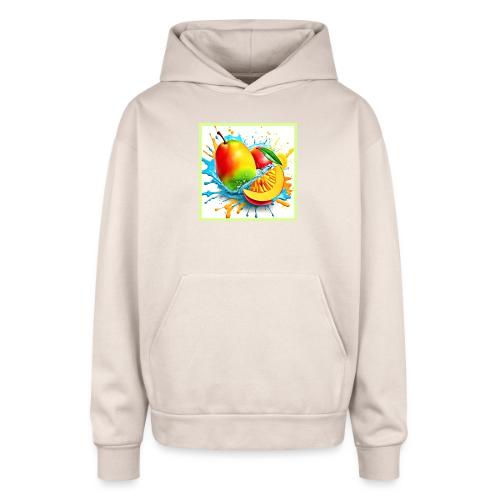 Tropical Mango Treat - Oversized Hooded Sweatshirt