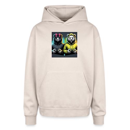 Gamer Bears - Oversized Hooded Sweatshirt