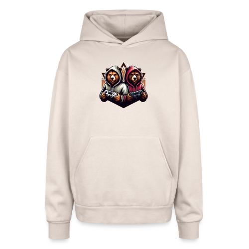 2 grizzlies gamer bears - Oversized Hooded Sweatshirt