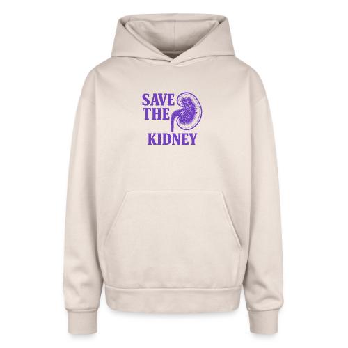 Save the kidney - Oversized Hooded Sweatshirt