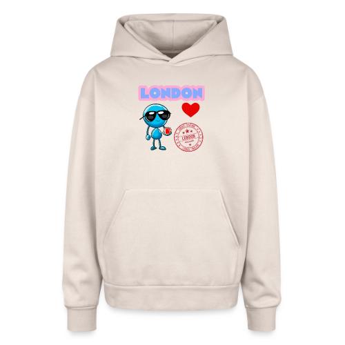 Smoon City_London - Oversized Hooded Sweatshirt