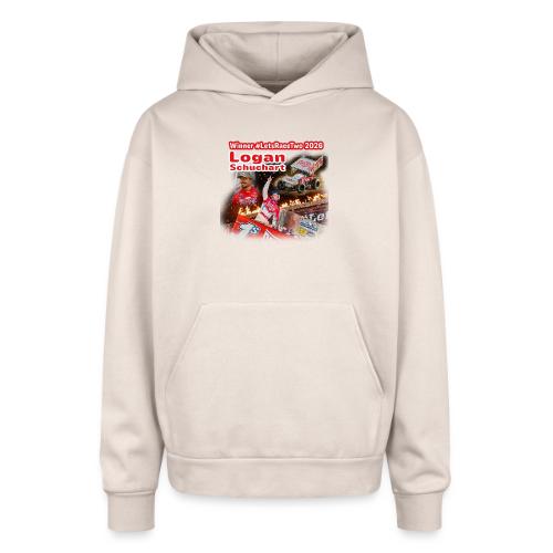 Logan Schuchart #LetsRaceTwo Winner - Oversized Hooded Sweatshirt