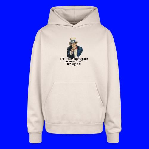 Uncle Sam - Finger - Oversized Hooded Sweatshirt