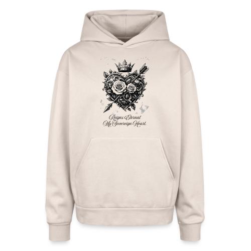 Royal Heart T-Shirt, Mug, & Leggings - Oversized Hooded Sweatshirt