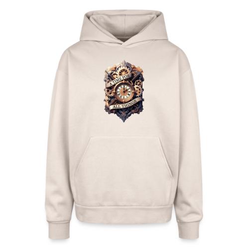 Ornate Clockwork T-Shirt - Oversized Hooded Sweatshirt