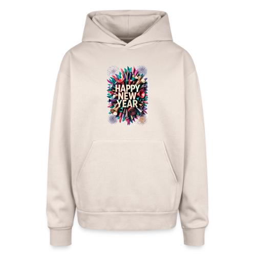 New Year's Party Horn T-Shirt - Oversized Hooded Sweatshirt
