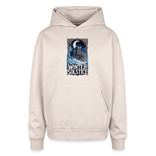 Winter Solstice Temple T-Shirt - Oversized Hooded Sweatshirt