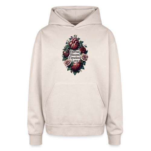 Eternal Bloom Timeless Love Entwined Hearts T-Shir - Oversized Hooded Sweatshirt