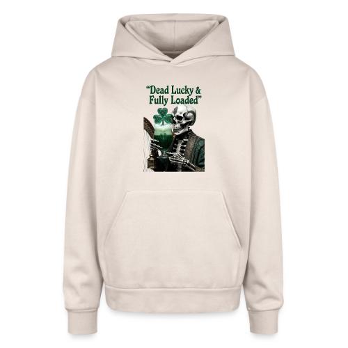 Lucky Skeleton Stout T-Shirt - Oversized Hooded Sweatshirt