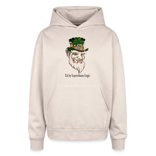 Leprechaun Lantern Mischief T-Shirt - Oversized Hooded Sweatshirt