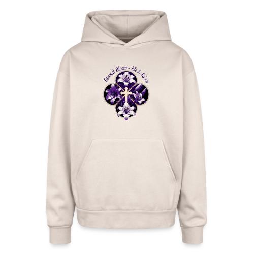 Easter Eternal Bloom Lily Crown T Shirt, Gift - Oversized Hooded Sweatshirt