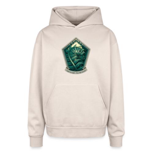 Easter Unfurl in Light Fern T Shirt, Spring Gift - Oversized Hooded Sweatshirt