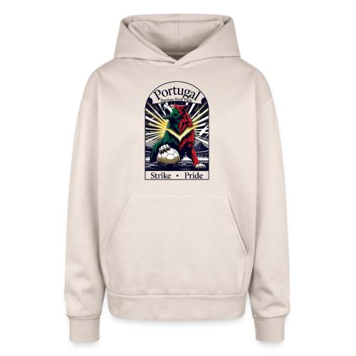 Portugal Iberian Wolf Soccer T Shirt, Pride Gift - Oversized Hooded Sweatshirt