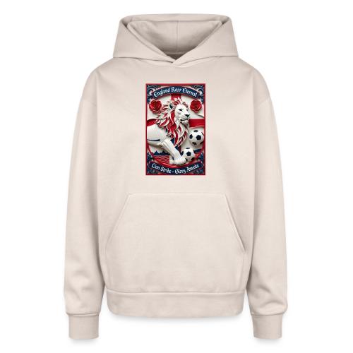 England Lion Soccer T Shirt, Football Pride Gift - Oversized Hooded Sweatshirt