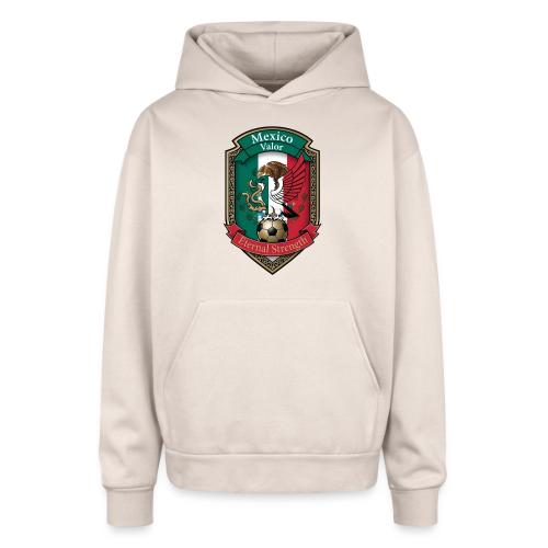Mexico Eagle Valor T-Shirt, Pride Badge Gift - Oversized Hooded Sweatshirt