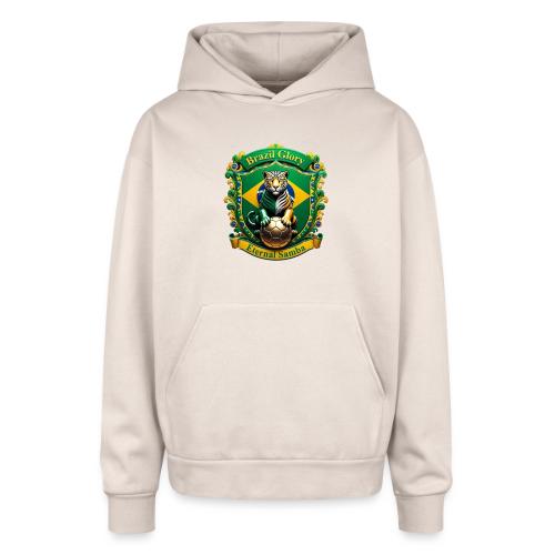 Brazil Jaguar Glory Tee, Brazilian Pride Gift - Oversized Hooded Sweatshirt