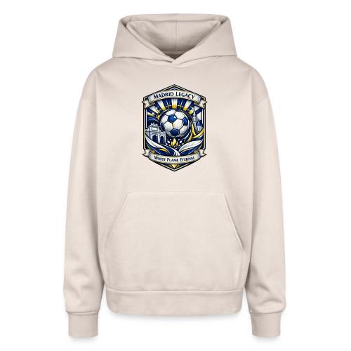 Madrid White Legacy T Shirt, Madrid Fan Gift - Oversized Hooded Sweatshirt
