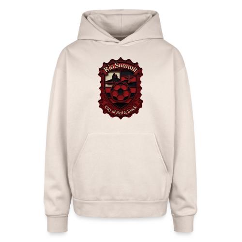 Flamengo Scarlet Summit T-Shirt, Football Gift - Oversized Hooded Sweatshirt