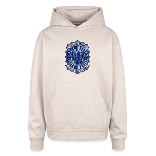 Chelsea Blue Bridge T Shirt, Soccer Fan Gift - Oversized Hooded Sweatshirt