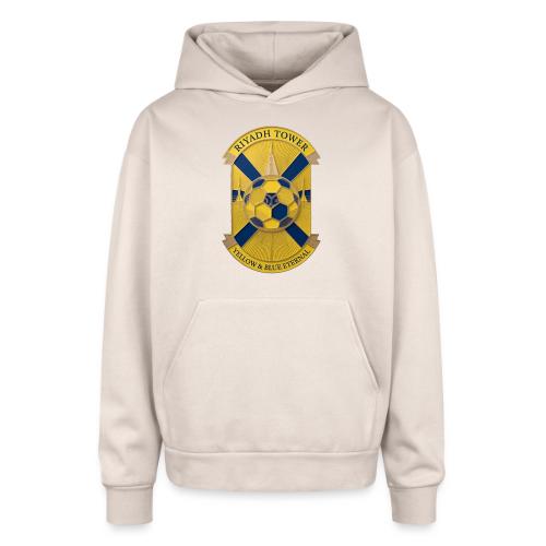 Riyadh Tower T Shirt, Football City Pride Gift - Oversized Hooded Sweatshirt