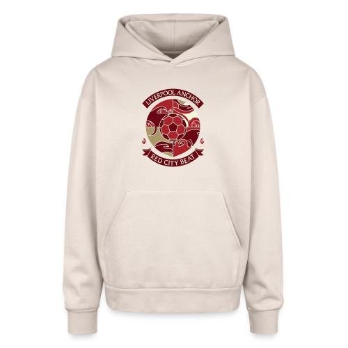 Liverpool Anchor T Shirt, Soccer City Pride Gift - Oversized Hooded Sweatshirt