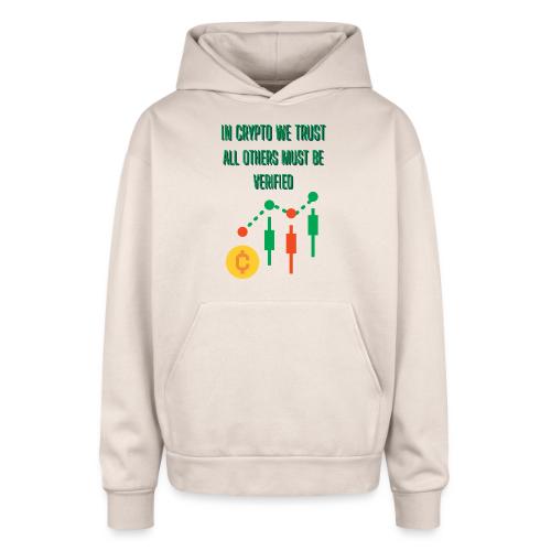 Sarcastic Bitcoin Investor T-shirt - Oversized Hooded Sweatshirt