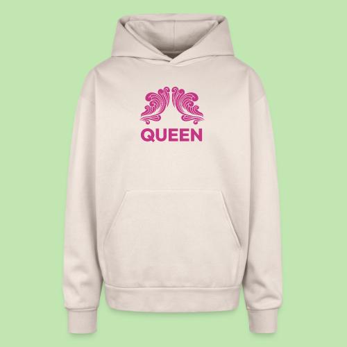 Queenlisse™ Signature Crown T-Shirt – Elegant - Oversized Hooded Sweatshirt