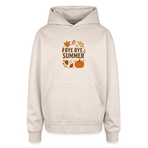 Bye Bye Summer - Oversized Hooded Sweatshirt