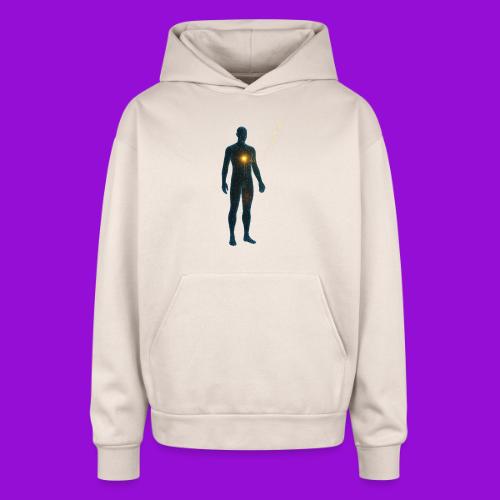 Glowing Chest Personl - Oversized Hooded Sweatshirt