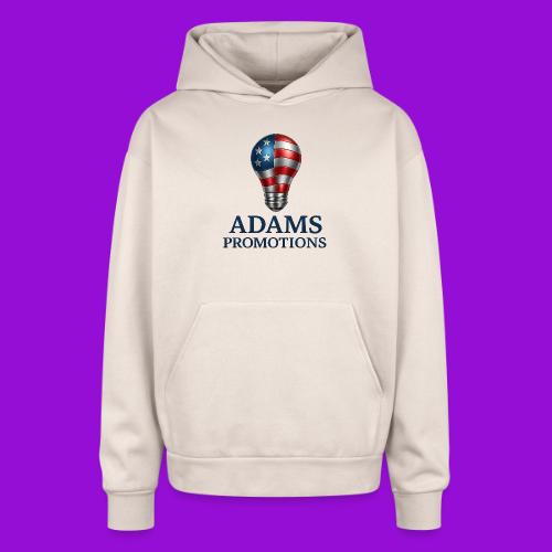Adams promotions American flag metallic light bulb - Oversized Hooded Sweatshirt