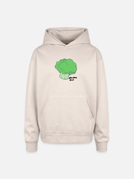 Chubby Bro - Oversized Hooded Sweatshirt - Sand