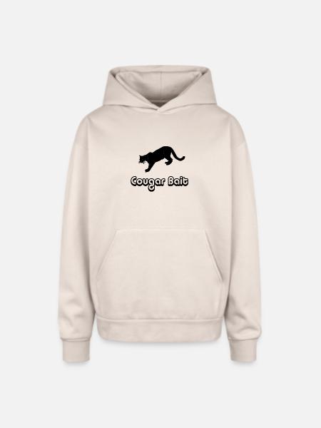 Cougar Bait - Oversized Hooded Sweatshirt - Sand