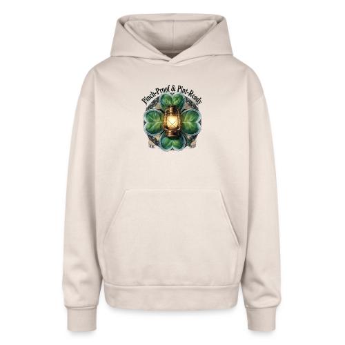 Pinch-Proof Lantern Clover T-Shirt - Oversized Hooded Sweatshirt