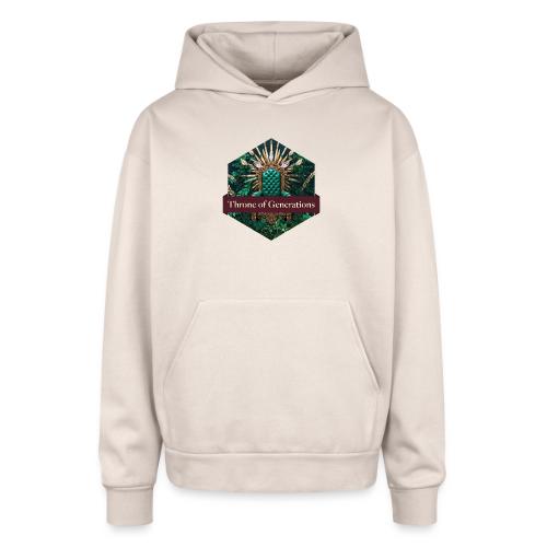 Women’s Day Vine Throne T Shirt, Gift for Grandma - Oversized Hooded Sweatshirt